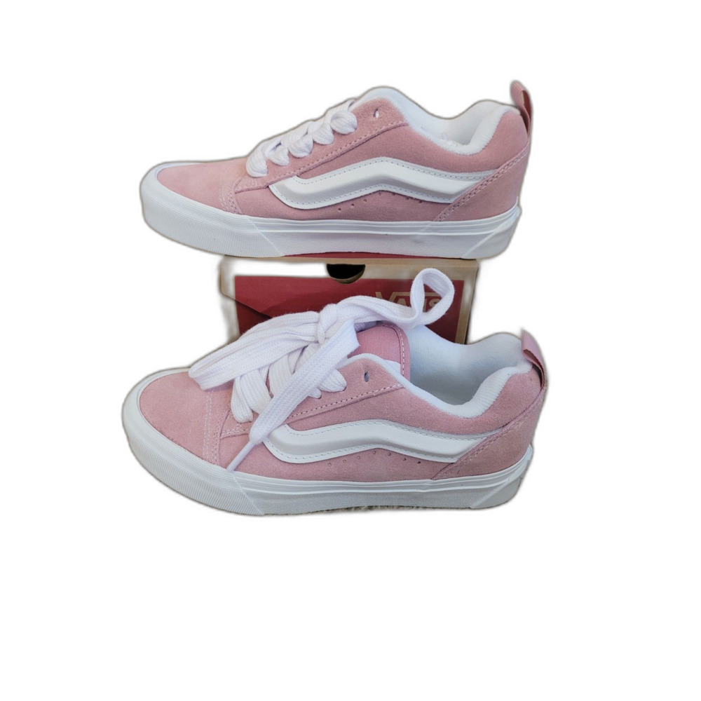 Vans Knu Skool Pink Dawn True White Youth Size 5 VN000EGCGMY New in Box